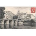 77 - Meaux - LE PONT DU MARCHE ET LA CATHEDRALE