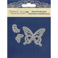 Tattered Lace. Botanical Bouquet Butterflies Em...