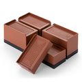 Adjustable Furniture Risers 3 Inch Non-slip Bed...