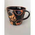 PRIMA DESIGN ORANGE SKULLS JUMBO MUG