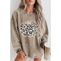Khaki Leopard Halloween Pumpkin Graphic Corded ...