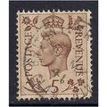 GB 1938 KGV1 5d Brown used stamp SG 469.(E458 )