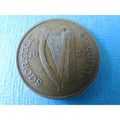 1937 IRISH EIRE ONE PENNY FREE POST. L