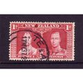 NEW ZEALAND 1937 CORONATION SG 599 1d CARMINE F...