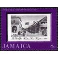 Jamaica 1971 Tercentenary Post Office 8c Harbou...