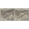 AUSTRALIA, MAMMAL, Platypus, black 1956, 9d [Pair]