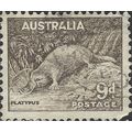 AUSTRALIA, MAMMAL, Platypus, black 1956, 9d, #2
