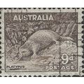 AUSTRALIA, MAMMAL, Platypus, black 1956, 9d, #3