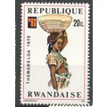 RWANDA 1975 - African Costumes - Stampex - Wome...