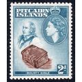 Pitcairn Is Sg20 2d Brown & greenish-Blue fresh...