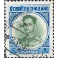THAILAND, King Bhumibol Adulyadej, blue 1964, 5...