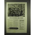 1945 Universal Camera Ad - Until the Whole Job is Done