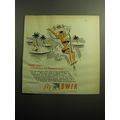 1958 BWIA Airways Ad - Vicki says: Island hop the Viscount way!