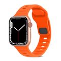 Square Buckle Stripes Silicone Watch Band, For ...