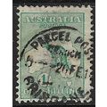 AUSTRALIA wmk2 1/- ROO USED DIEII SG11 PARCEL P...
