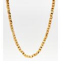 AllSaints Gold Plated Pyramid Links Necklace - ...