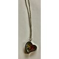 Floating Charm Heart Shaped Locket on a 20" Nec...