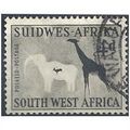 South West Africa 1954 SG157 4d Black & Olive F...