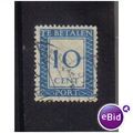 NETHERLANDS 1947 OFFICIAL 10C BLUE F/U SGD663