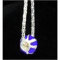 Fine Blue Silver Plated Pumpkin Charm Pendant N...