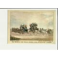 BRIGHTON MAIL COACHES Art Postcard by Royal Mai...