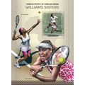 UGANDA 2013 SHEET MNH WILLIAM SISTERS TENNIS TE...