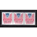CVP33 49c Shield Very Fine MNH Strip of 3 PA5361
