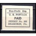 Used Revenue Permit Shamokin, PA. E1911