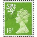 WALES, QE II, Machin, apple green 1991, 18p