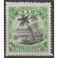 Niue 1920 SG38 1/2d Black & Green Mounted Mint .