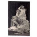 LE BAISER, MARBLE..by Rodin unused vintage post...
