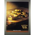 1990 Seagram's V.O. Canadian Whisky Ad - Gold i...