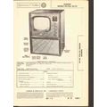 DUMONT models RA-112A 113 TV FM radio receiver ...