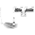 Croatia Mi 1143/4 FDC: Steam Locomotives