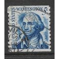 USA 1966 PROMINENT AMERICANS 5c BLUE WASHINGTON...