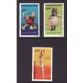 IVORY COAST 1983 TRADITIONAL DANCERS SG 782 / 7...