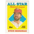 1988 Topps baseball card 407 Steve Bedrosian Al...