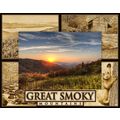 Great Smoky Mountains Laser Engraved Wood Pictu...
