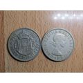 GB 1957 Elizabeth II Half Crown Coin