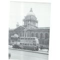 UK BUS 1946 DAIMLER DOUBLE DECKER OUTSIDE BELFA...