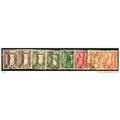 1938/1951 8 different values - #2052 fine used (o)