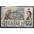 Gibraltar 1960 - SG169 - 1/- brown & green - Ba...
