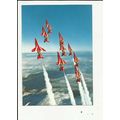 Aviation THE RED ARROWS Postcard by Skilton & F...