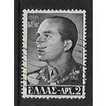 GREECE 1956 ROYAL FAMILY 2d BLACK KING PAUL SG7...