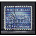 Used 1047 20c Monticello Very Fine KA9226