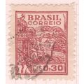 Brazil 1946 - 0.30cr purple - Wheat Harvesting ...