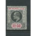 seychelles stamp sg69 sg 69 hm slight gum yello...