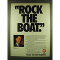 1990 Texaco Oil Ad - Rock the boat