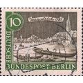 GERMANY, BERLIN, Waisenbrucke, green 1962, 10 P...