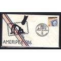 Event Cancel 05-24-86 2145 22c AMERIPEX '86 (Ca...
